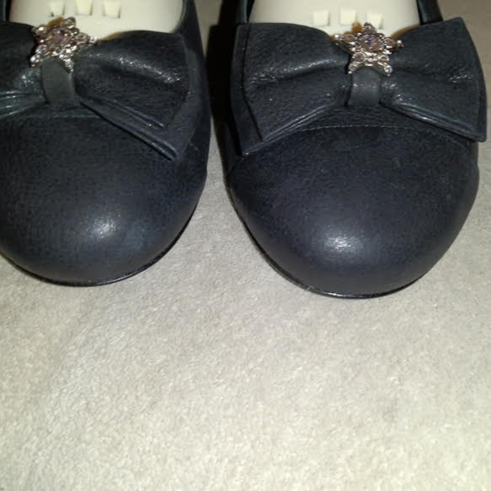 CHANEL BUFFALO GLITTER STAR BALLERINA FLATS - Picture 4 of 10